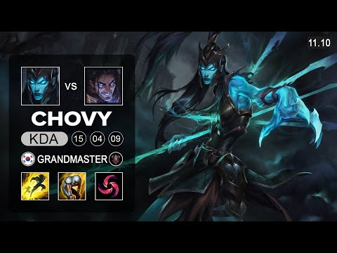 Chovy Kalista Mid vs Sylas   KR Grandmaster Patch 11 10