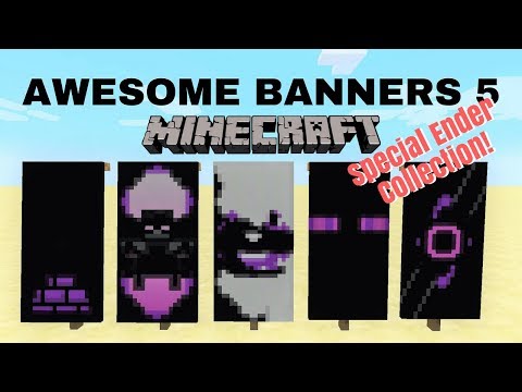 ✔ 5 AWESOME MINECRAFT BANNER DESIGNS WITH TUTORIAL! #5