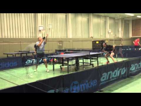 Defense vs. Attack / Table Tennis Training! Andreas Grothe vs. Fabian Schmidt 24.03.2015
