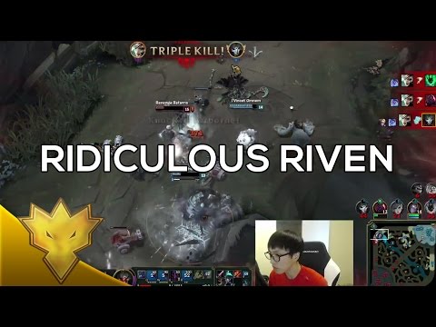 TSM Doublelift - Ridiculous Riven - NA Solo Queue Funny Moments & Highlights