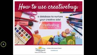 Volusia Databases: How to Use creativebug