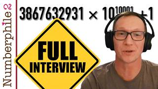 Addicted to Prime Numbers (full interview) - Numberphile