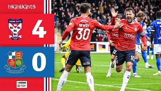 📺 Match Highlights | York City 4-0 Wealdstone | 2025/26