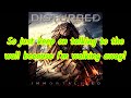 DISTURBED - NEVER WRONG (Lyric Video)