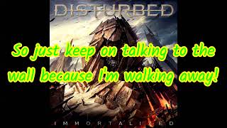 DISTURBED - NEVER WRONG (Lyric Video)
