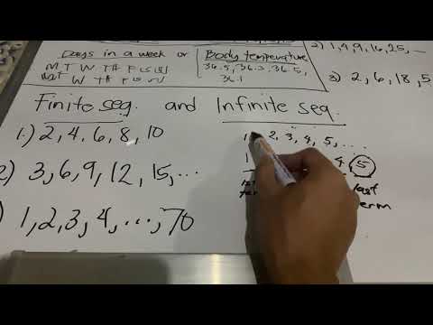 Finite and Infinite Sequence