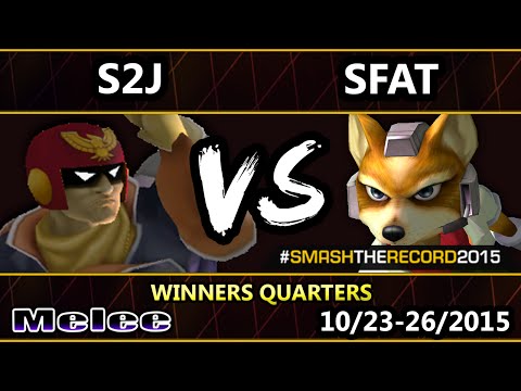 STR2015 - S2J (Captain Falcon) Vs. Sfat (Fox) SSBM Winners Quarters - Smash Melee