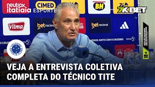 VEJA A ENTREVISTA COLETIVA COMPLETA DE TITE APÓS DERROTA DO CRUZEIRO PARA O POUSO ALEGRE