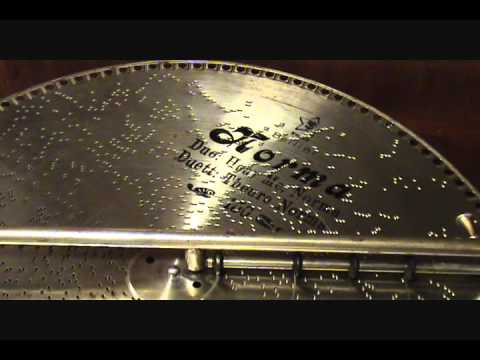 "NORMA" From 1831 Opera Played On MIRA 18 1/2 Inch Concert Grand Music Box Bellini (Beautiful)