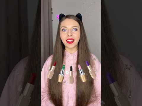 Lipstick Color Check 🙀 #lipstick #beauty #makeup #challenge #cute #shorts