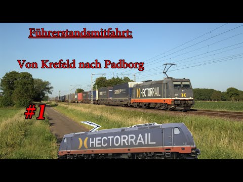 4K | Führerstandsmitfahrt: Von Krefeld nach Padborg (DK) #1