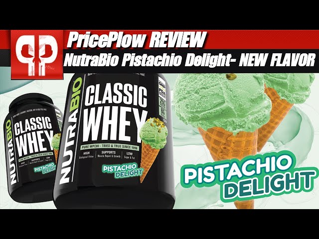 NutraBio Classic Whey PISTACHIO Delight Review!