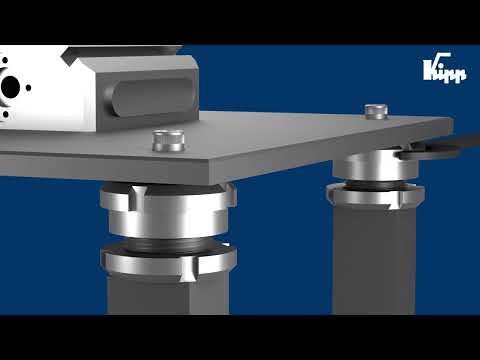 Levelling sets - The low version for easy alignment of entire production lines