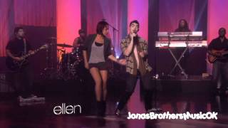 Joe Jonas -Just In Love live on ellen
