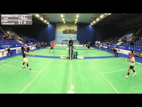 Badminton - Mikael Westerback vs Hermansyah (MS, Qualifier) - Swedish Masters 2016