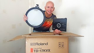 Video thumbnail for Roland TD 17 KVX  Electric Drum Kit - Unboxing & Assembling by David Mears