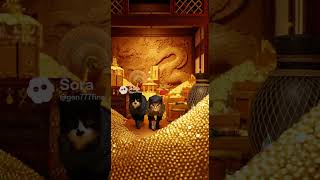 からくりにゃんこ #猫 #年末 #生成ai #shorts