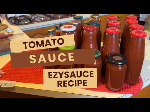 Australia’s Homemade tomato sauce - Ezysauce recipe