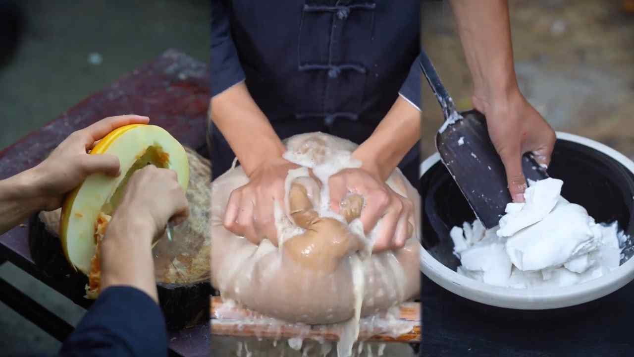 Please come with me to experience the rural food culture#rural#funny#food