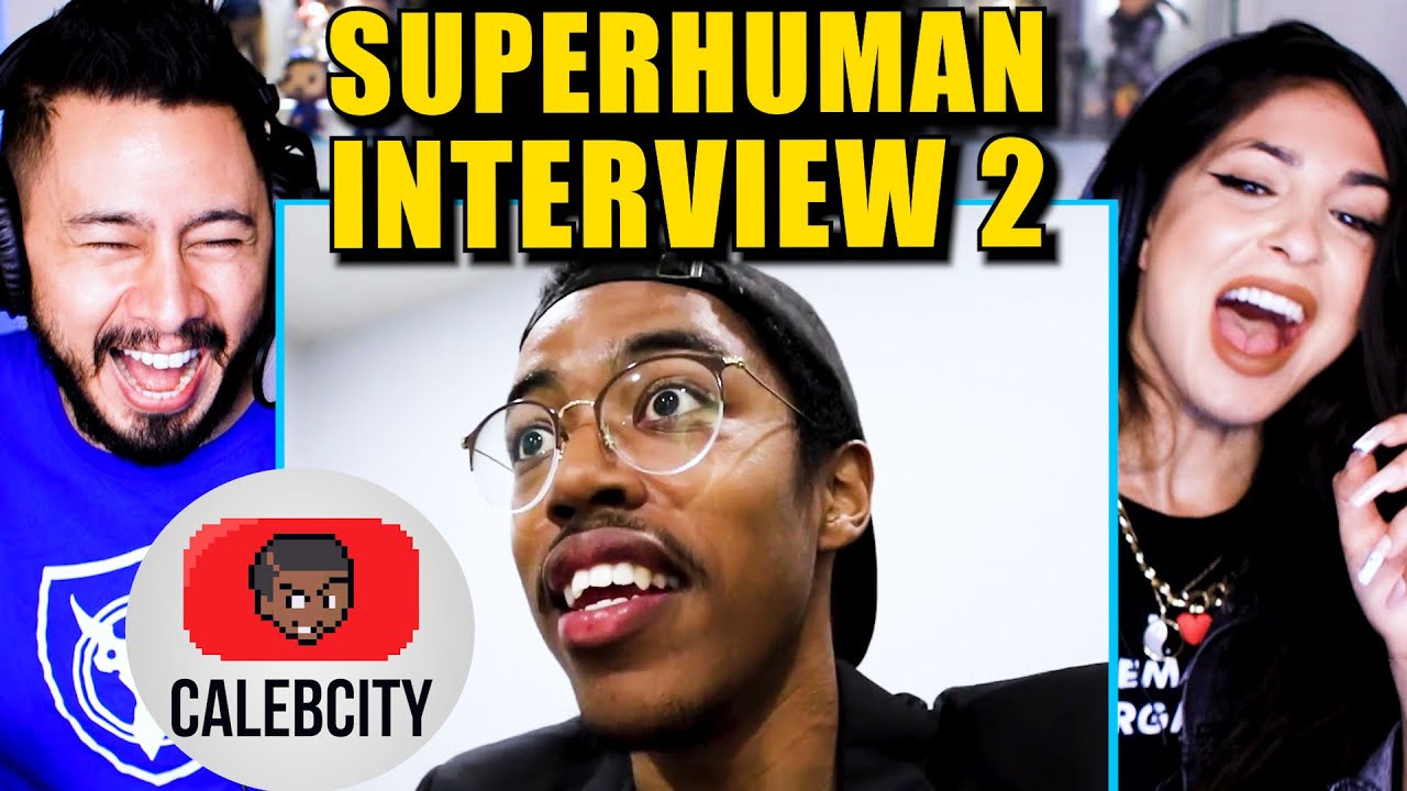 CalebCity: Super Human Interview PART 2  REACTION| Jaby Koay & Steph Sabraw