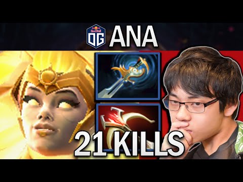 OG.ANA SMURF DAWNBREAKER WITH 21 KILLS & DAEDALUS - DOTA 2 PRO GAMEPLAY