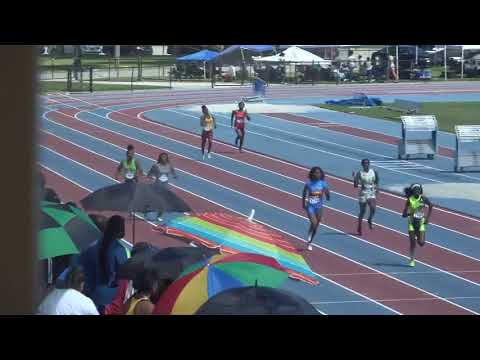 Girls 400 Meter Dash 15-16 years old Section  4 Finals 2019 AAU Gold Coast District Qualifier