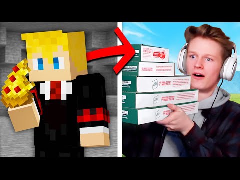 Extreme Minecraft Real-Life Food Challenge!