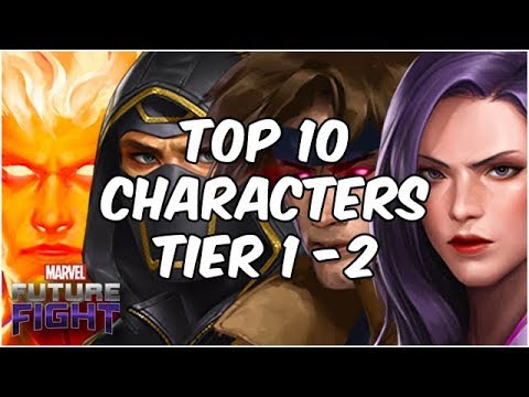 TOP 10 CHARACTERS (NO T3 NO NATIVE T2) THREE LISTS?! - Marvel Future Fight