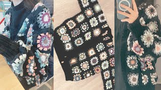 Granny Square Cardigan FO