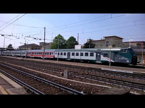 E464 025 XMPR+6 MDVC Trenord - Milano Greco 24/04/2015