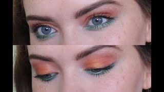 Orange and Green Makeup Look | Cruelty Free | BelalIzzy