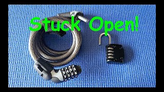 (170) Locked open! What do do when your lock is locked open