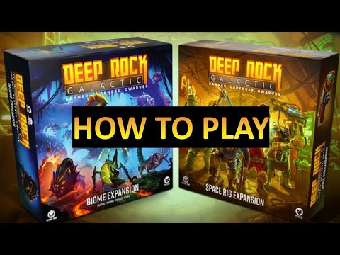 DGA Teaches: Deep Rock Galactic: The Board Game - Space Rig + Biome Expansions - How to Play