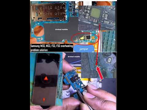 SAMSUNG M32 M22 F22 F32 OVERHEATING PROBLEM SOLUTION#everyoneactive #everyoneシ #repairs #samsung