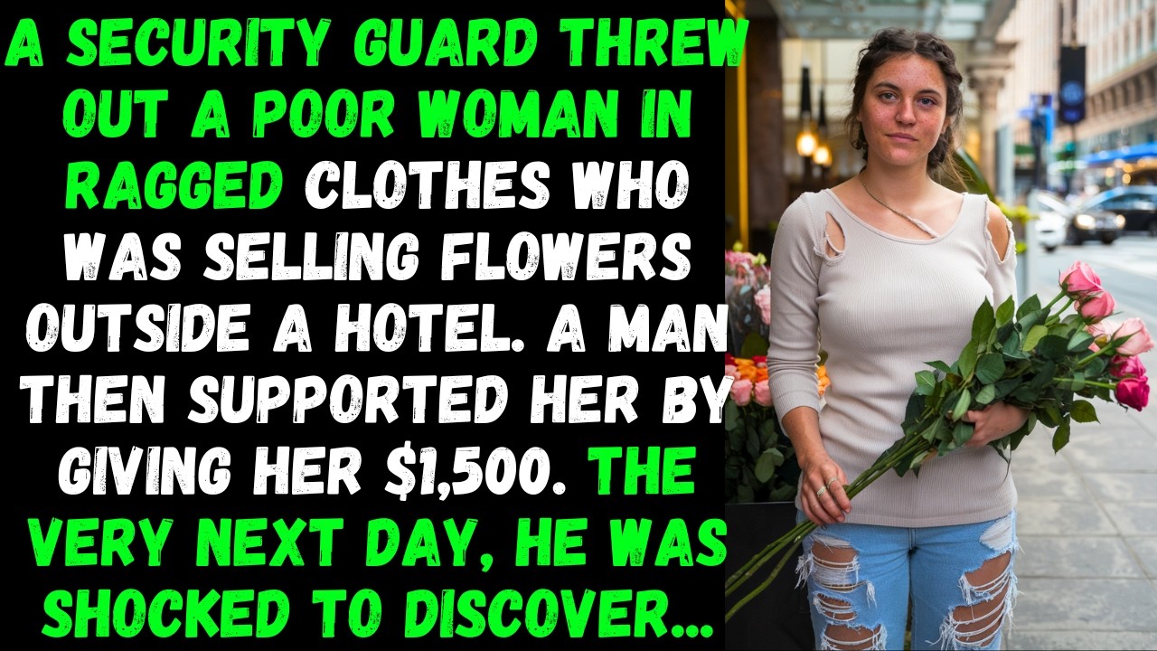 A man supported a flower-selling girl with $1,500. The very next day, he was shocked to discover...