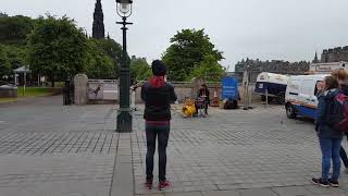 Funky bagpipes Edinburgh 2016