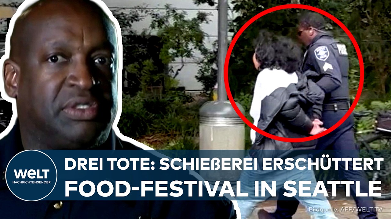 SEATTLE: Schießerei auf Food-Festival fordert drei Tote und vier Verletzte! Fahndung läuft weiter!