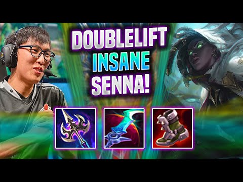 DOUBLELIFT IS INSANE WITH SENNA! - Doublelift Plays Senna Support vs Seraphine! | Season 2022