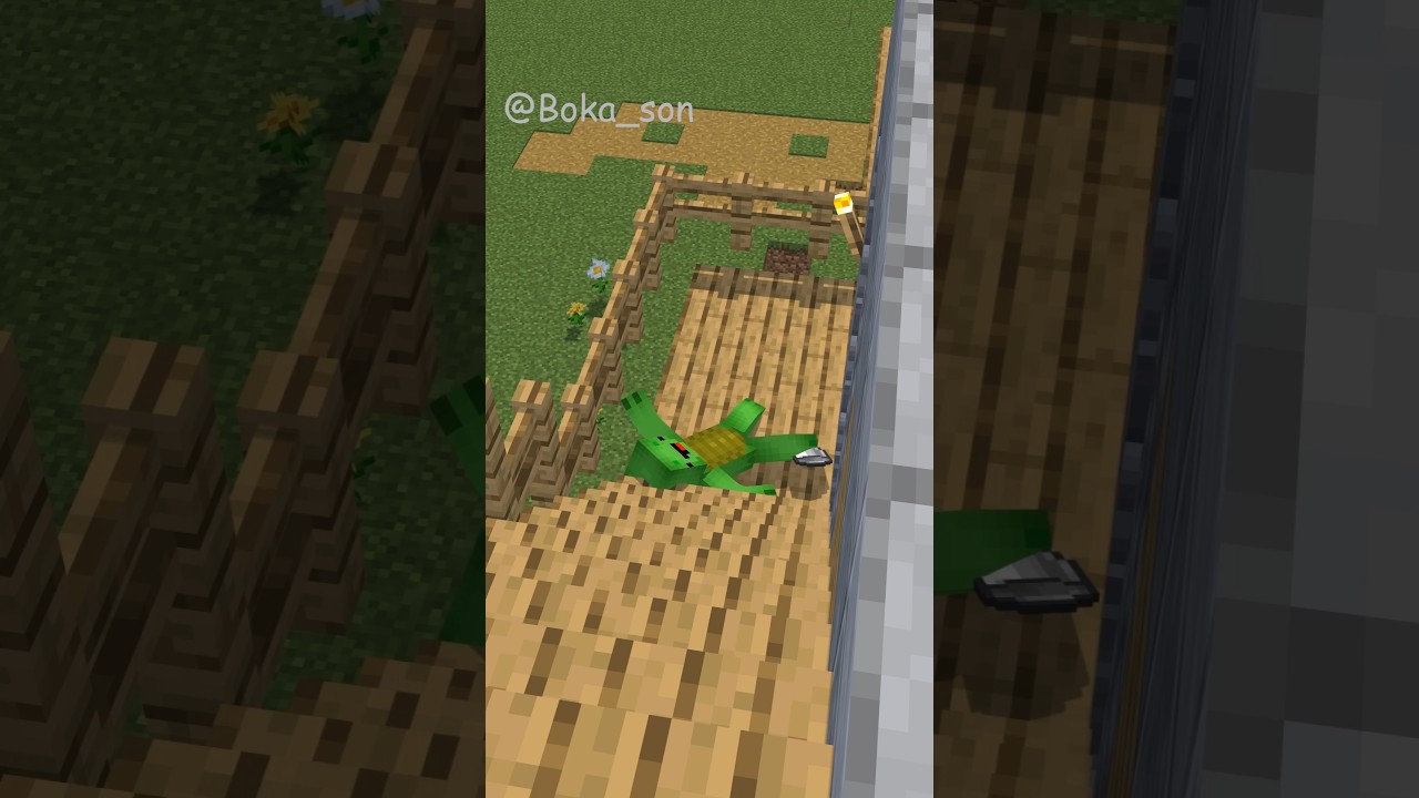 マイッキーがこけた - まいぜん マイクラ アニメ #shorts #maizen