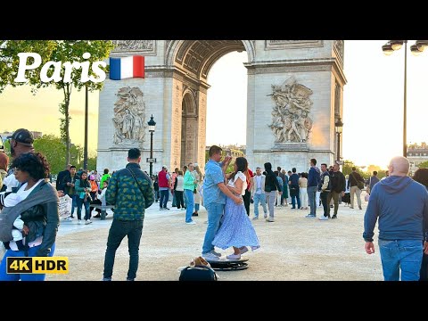 France 🇫🇷 Paris 2024 JUNE 5 Best destination walking tour top time solo travel visiting Paris 4K HDR