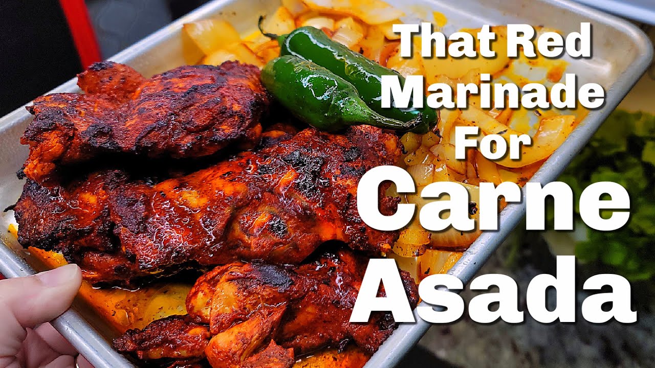 Mexican Meat Market RED MARINATED CHICKEN Recipe Pollo Asado Simply Mam Cooks