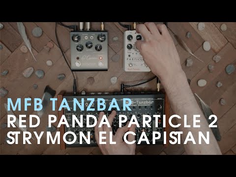 MFB Tanzbär, Red Panda Particle V.2, Strymon El Capistan dTape Delay