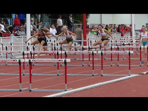 100 m-es gátfutás időelőfutam - Tóth Anna országos ifjúsági csúcs