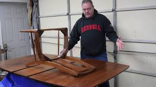 Mid Century Dining Set Restoration - Part 2 - The Table