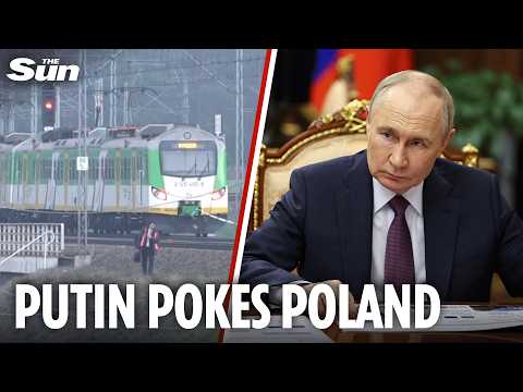 Putin's ‘preparing for WAR’ with huge explosion on Polish railway