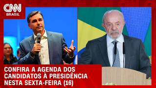 Vídeo: Eleições 2026: veja a agenda de Flávio e Lula nesta sexta-feira (16) | LIVE CNN