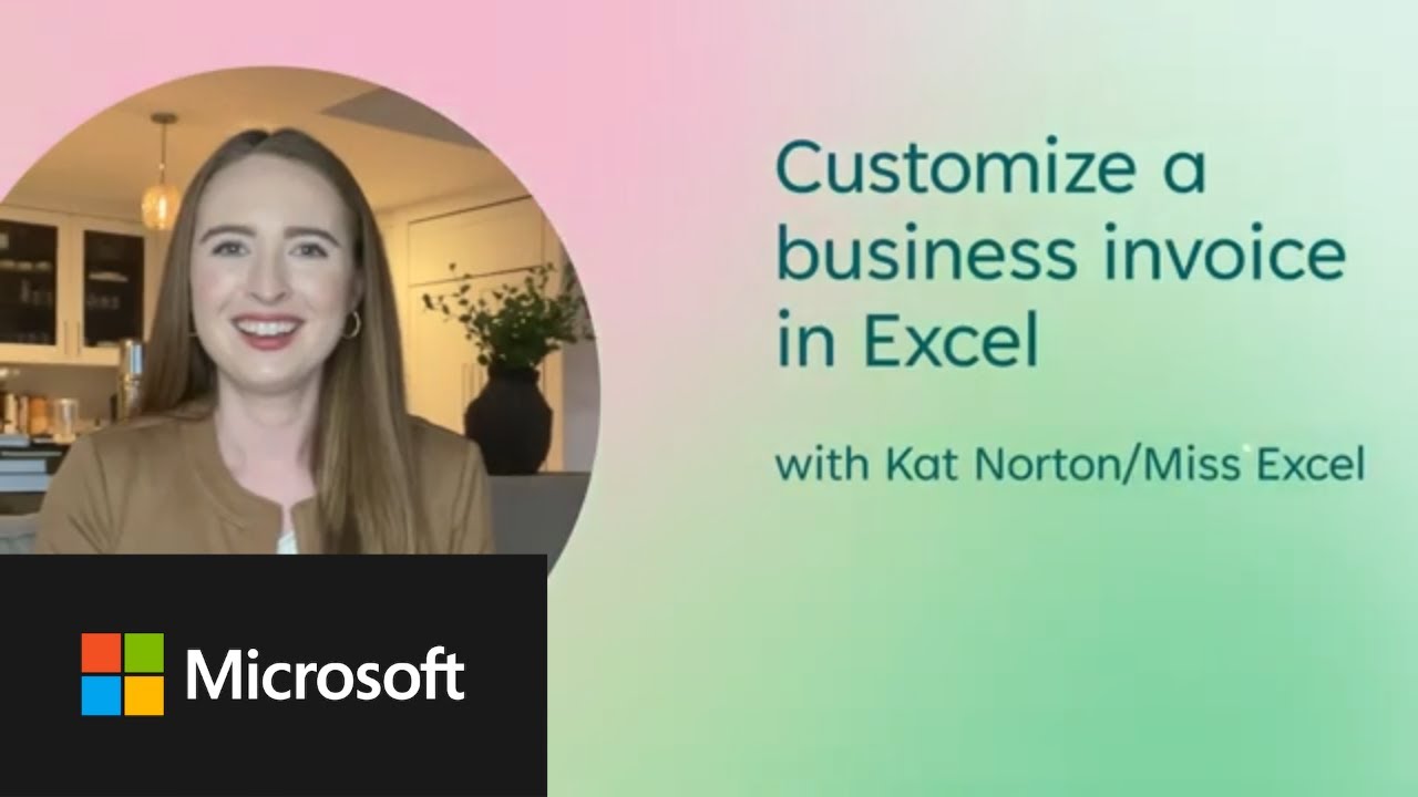 Microsoft Create: Customizing an Excel Invoice Template