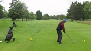 preview picture of video 'Teeing off on the 18th at Driffield Golf Club'