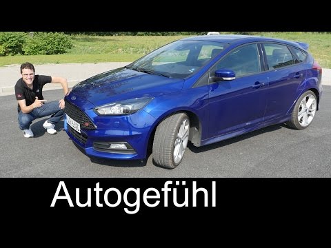 New Ford Focus ST 2016 FULL REVIEW test driven hot hatch petrol 250 hp - Autogefühl