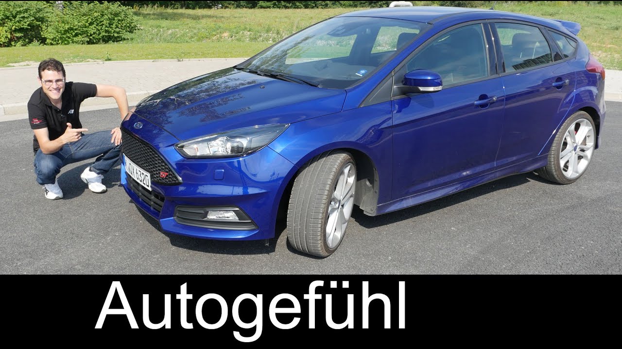 New Ford Focus ST 2016 FULL REVIEW test driven hot hatch petrol 250 hp - Autogefühl